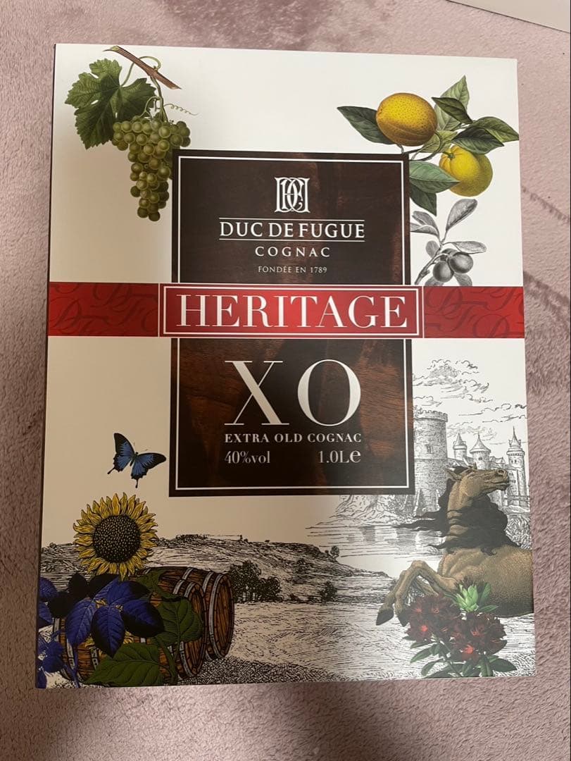 フランス産コニャック DUC DE FUGUE XO ヘリテージ 1L箱付き