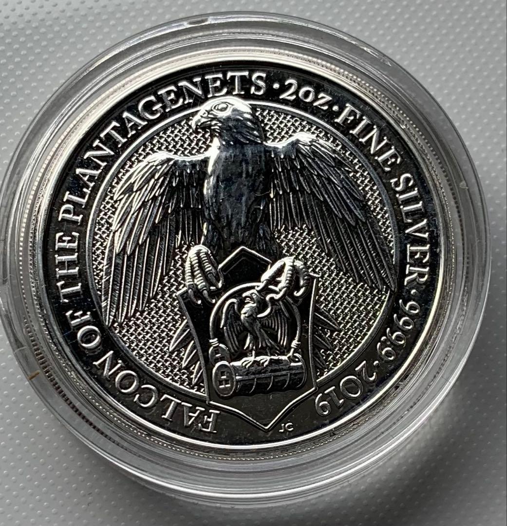 M*m様 Falcon of the Plantagenets 2oz 銀貨 2