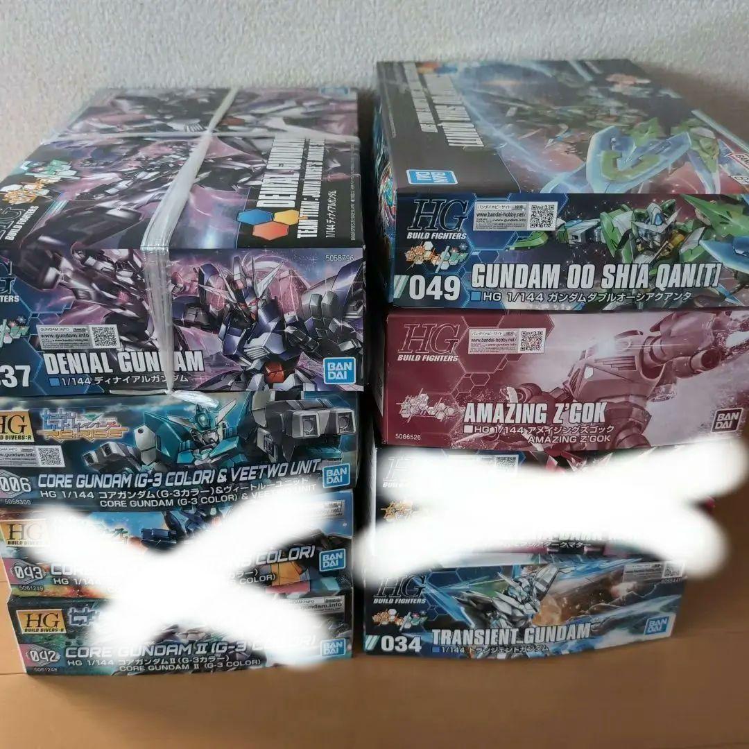 HG ビルドファイターズ　ダイバーズ　ガンプラ　セット　未組立品