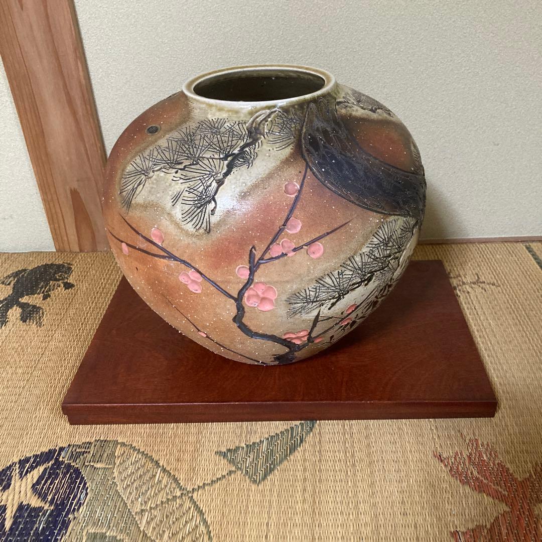 信楽焼の花瓶
