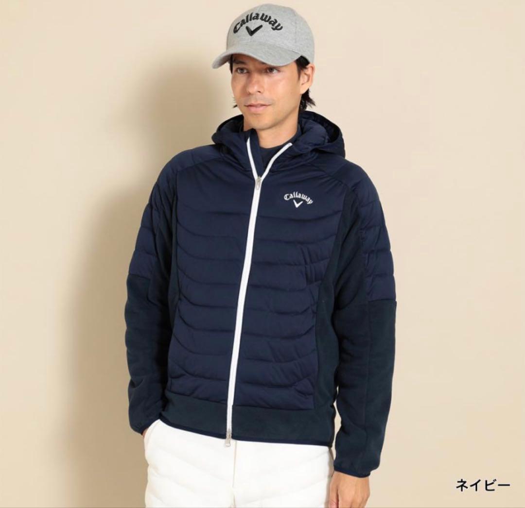 キャロウェイ ゴルフウェア 秋 冬 フルジップ中綿スウェット Mサイズ