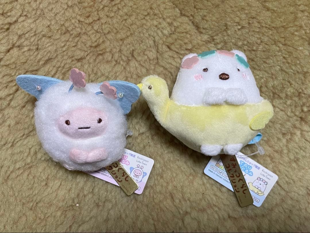 すみっコぐらし　越谷　レイクタウン　たぴおか　しろくま　てのりぬいぐるみ　限定