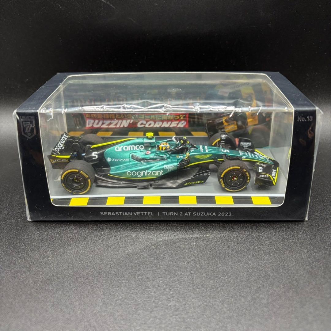 スパーク 1/43 Sベッテル BUZZIN’CORNERモデル鈴鹿 AMR22