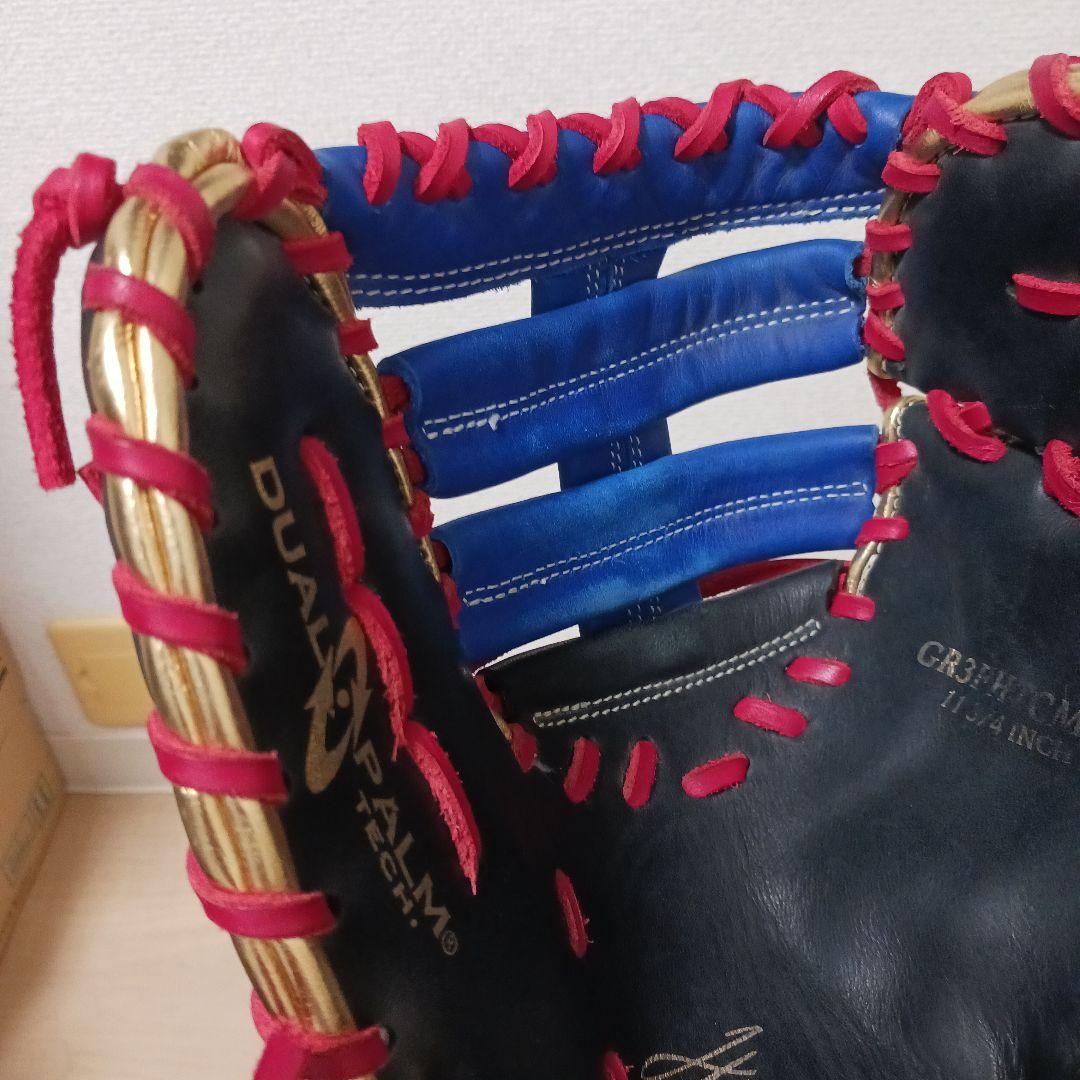 野球!!!ローリングス 軟式 ファーストミット ブラックロイヤル