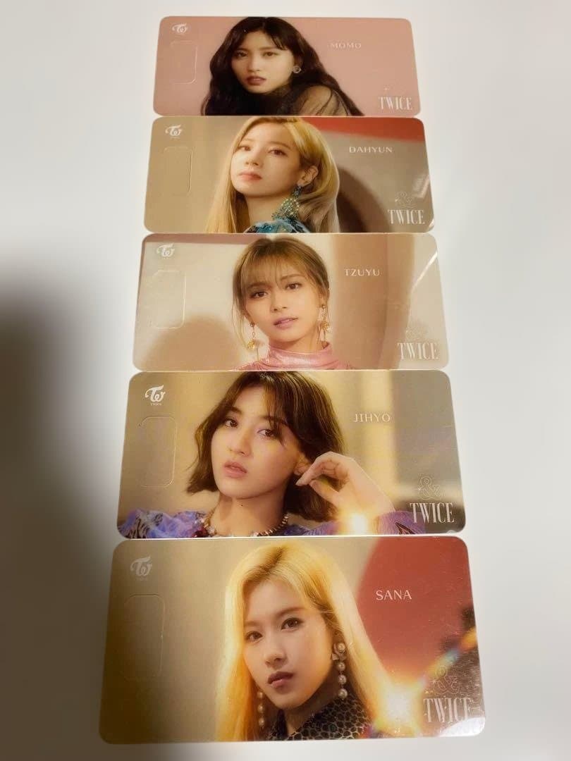 【5種セット‼︎】 TWICE クリアしおり MOMO DAHYUN TZUYU
