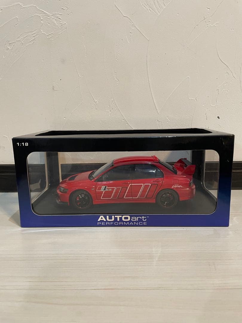 【希少】オートアート 1/18 三菱 ランサーエボリューション　Ⅸ ラリーアート