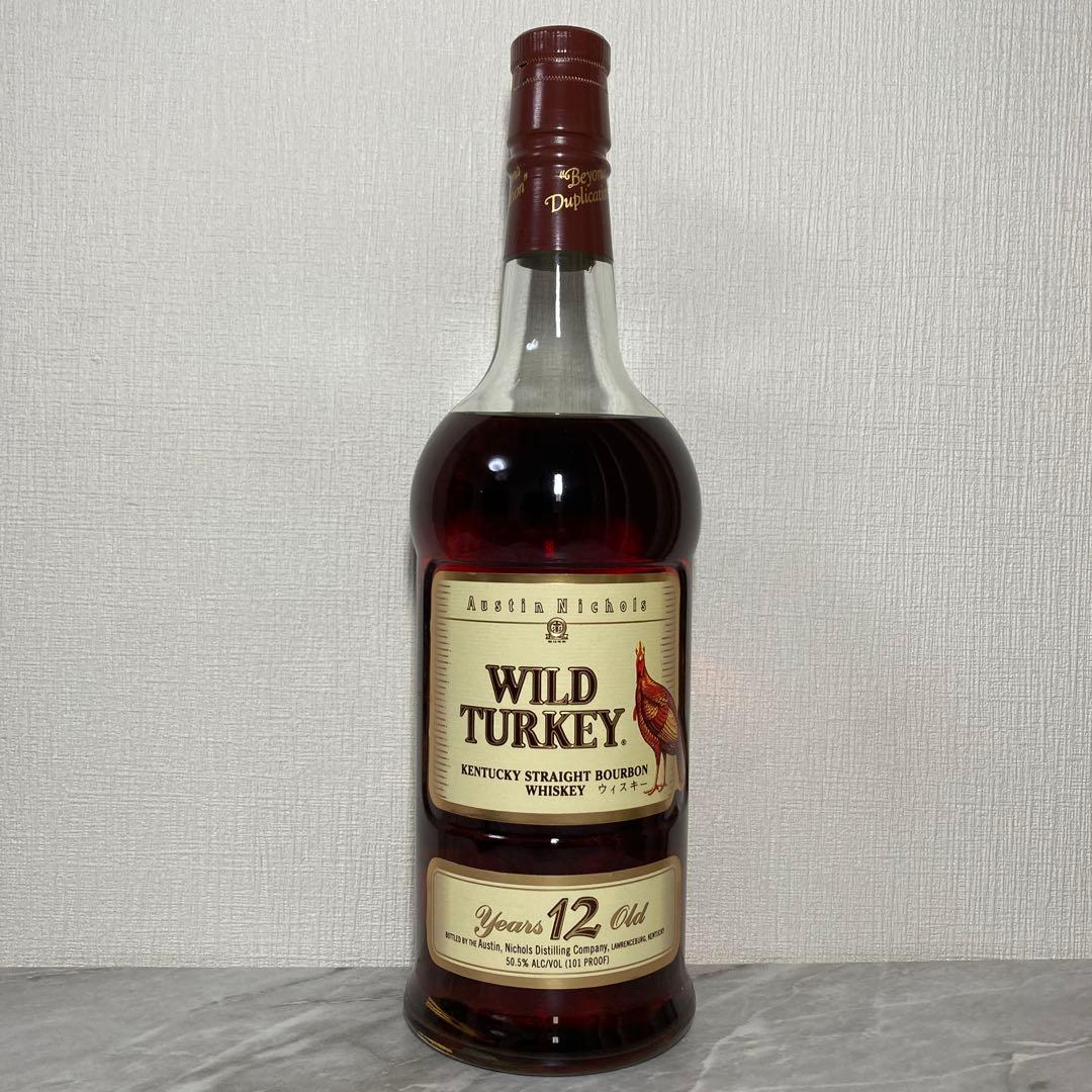 ワイルドターキー12年　旧ラベル　50.5度　750ml