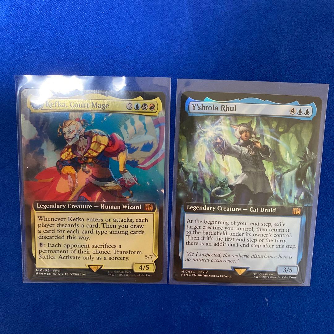mtg Bundle限定 人造魔導士、ケフカ　ヤシュトラ 拡張foil ff