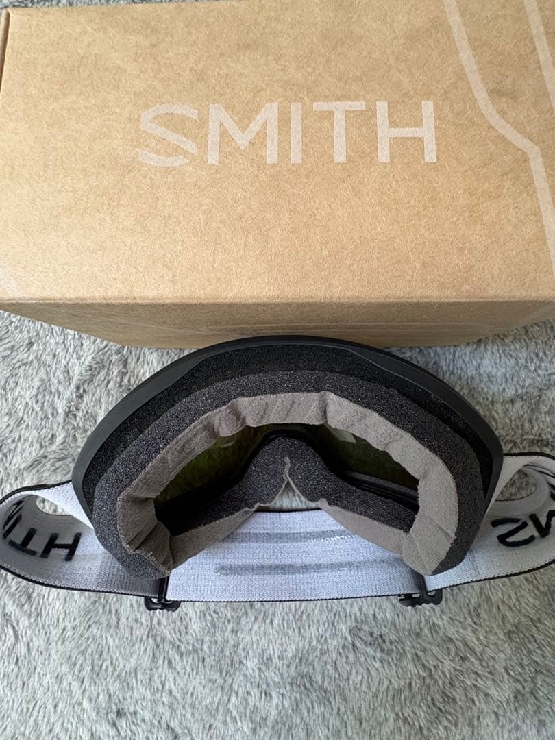 Smith 2024ゴーグル ブラック レッドソルXミラー