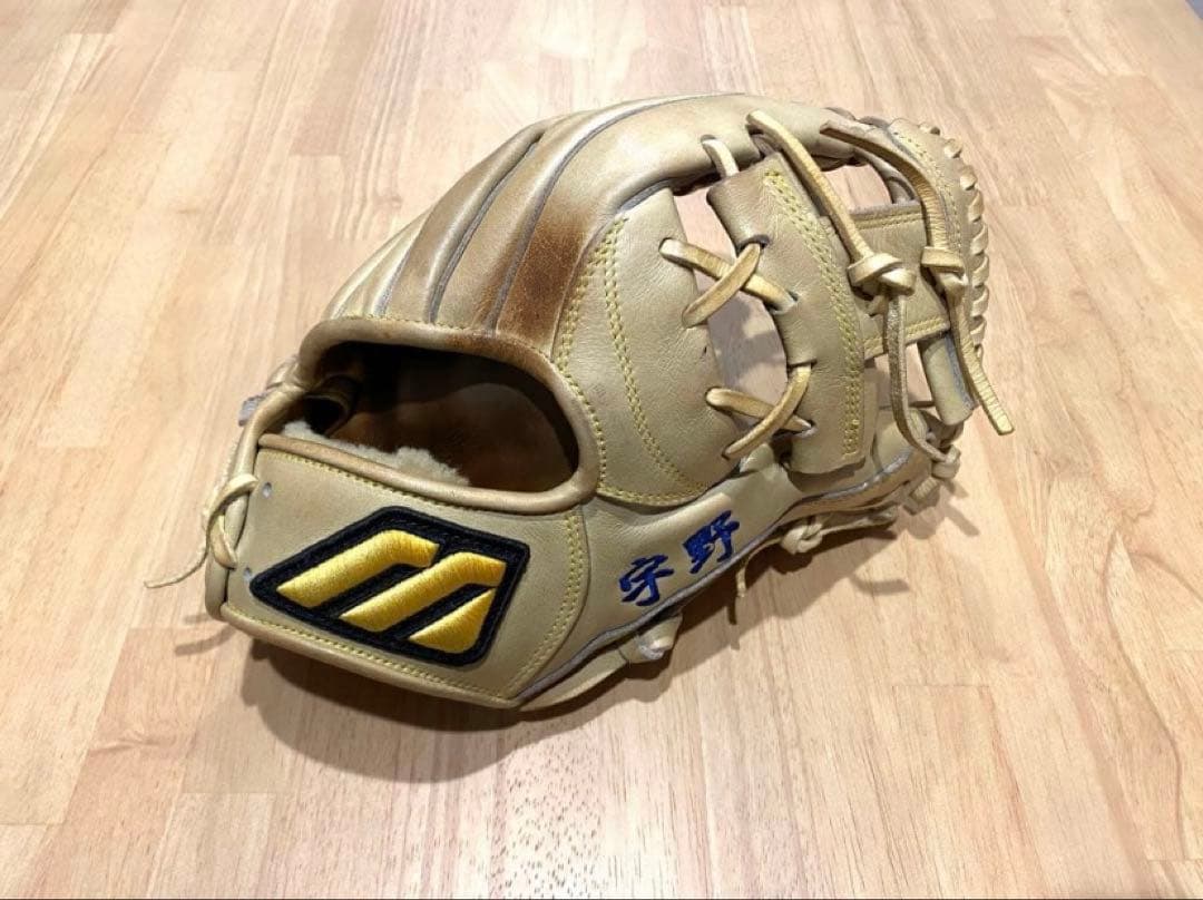 プロ野球選手支給品 宇野勝選手 実使用 ミズノプロ ビッグM 硬式用 グローブ