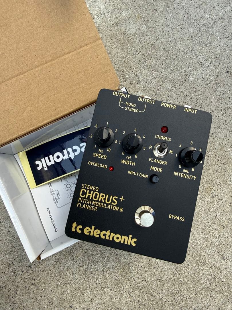 TC ELECTRONIC SCF GOLDギター　エフェクター　コーラス