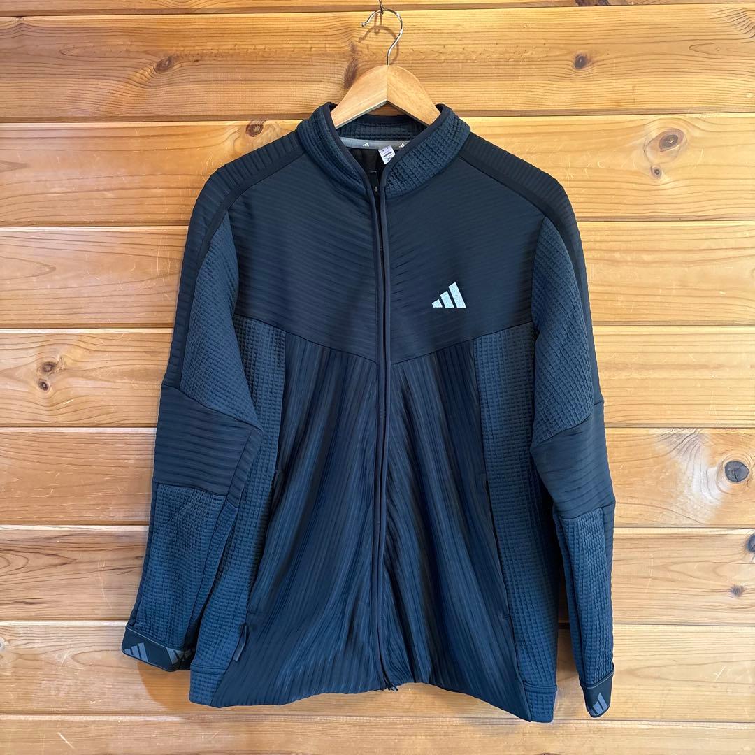 【美品】アディダス ゴルフ COLD. RDY ファブリックミックスジャケット