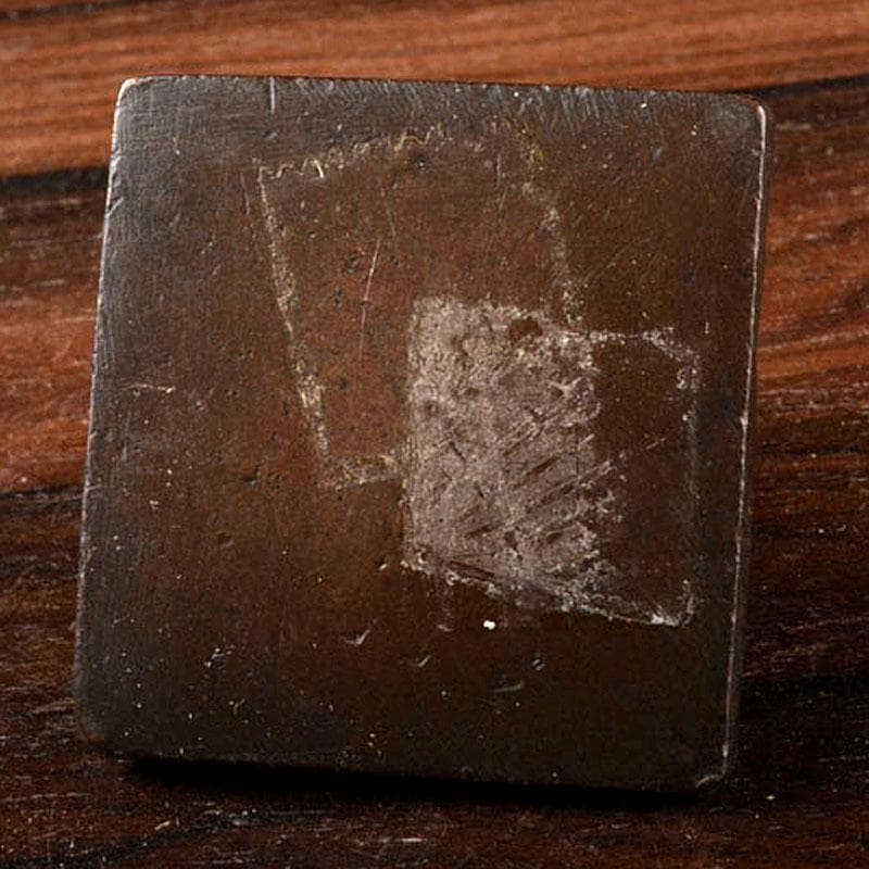 中国　古銅宣徳銅　蛇置物　蛇摘印材　V　R4737