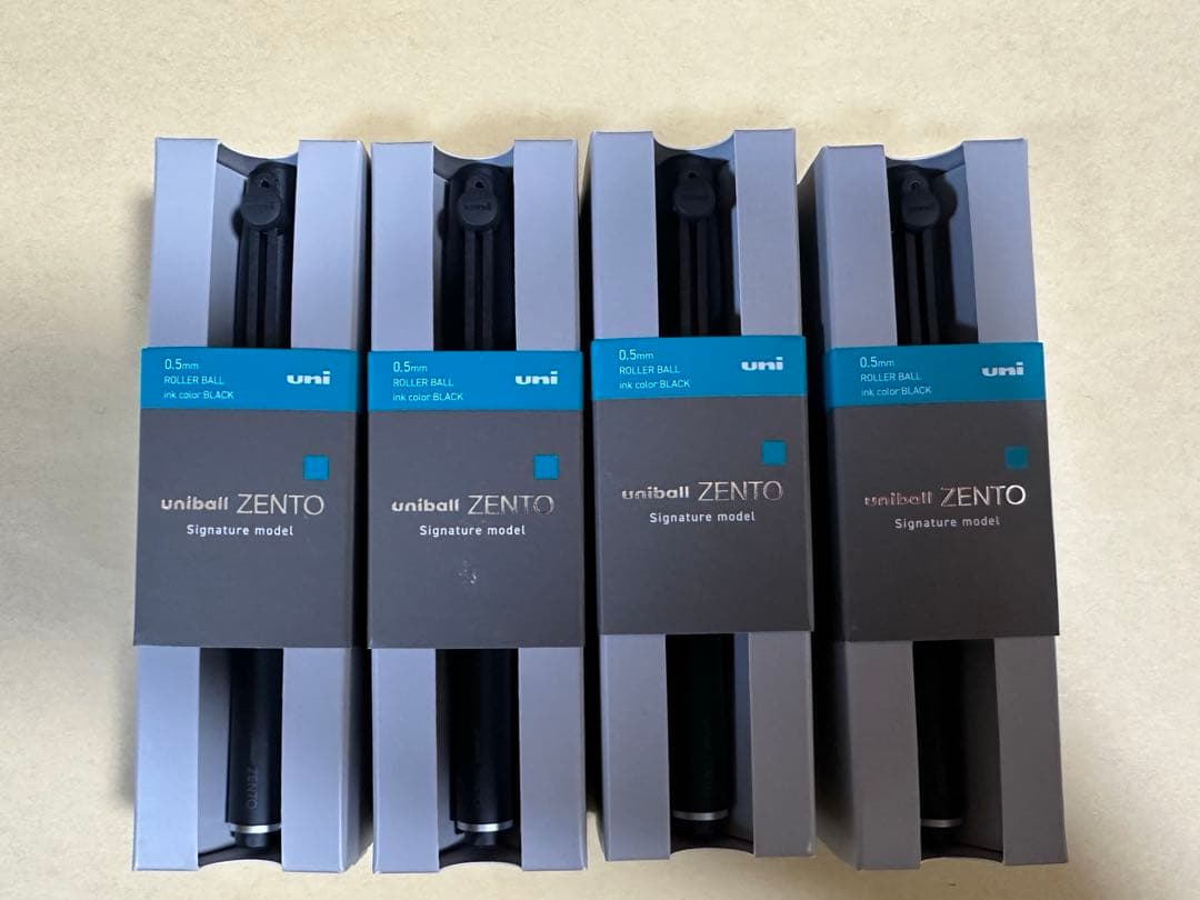 uni ZENTO Signature model ボールペン4本セット