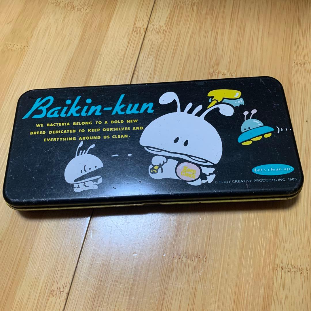 バイキンくん缶ペンケース