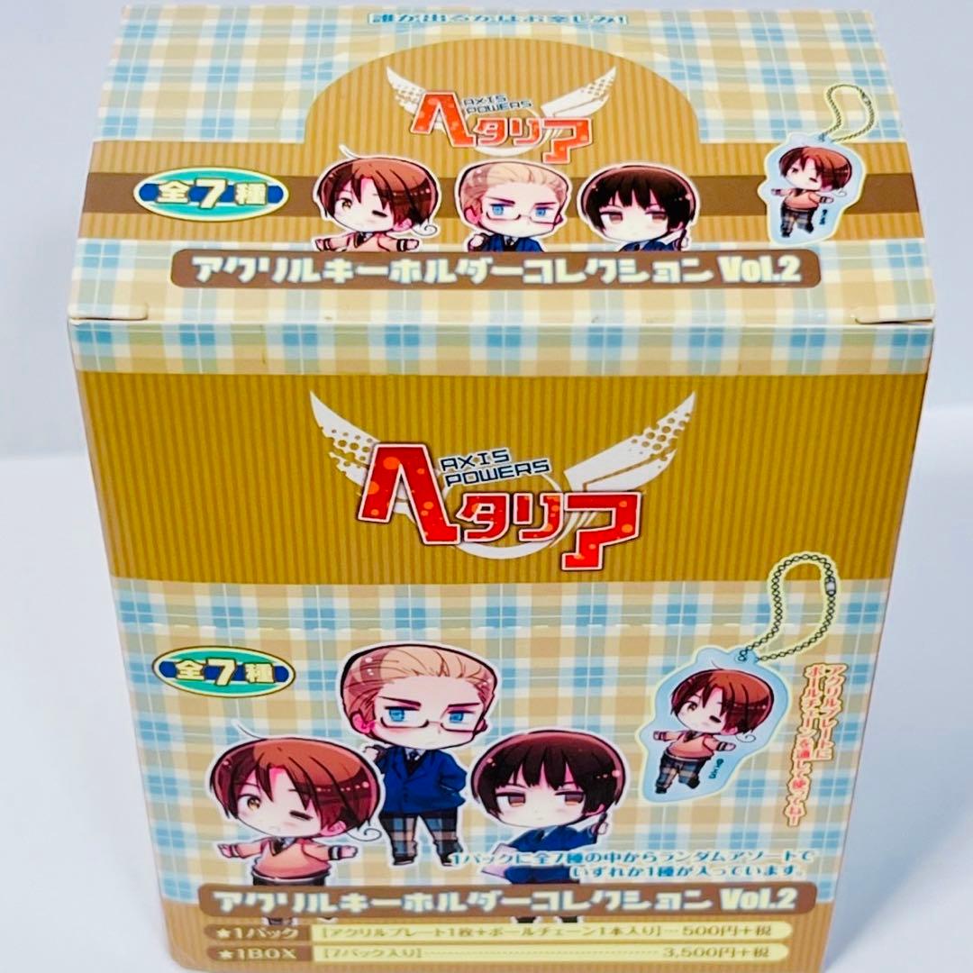 【全7種】未開封 ヘタリア 学園服アクリルキーホルダーBOX 原作絵