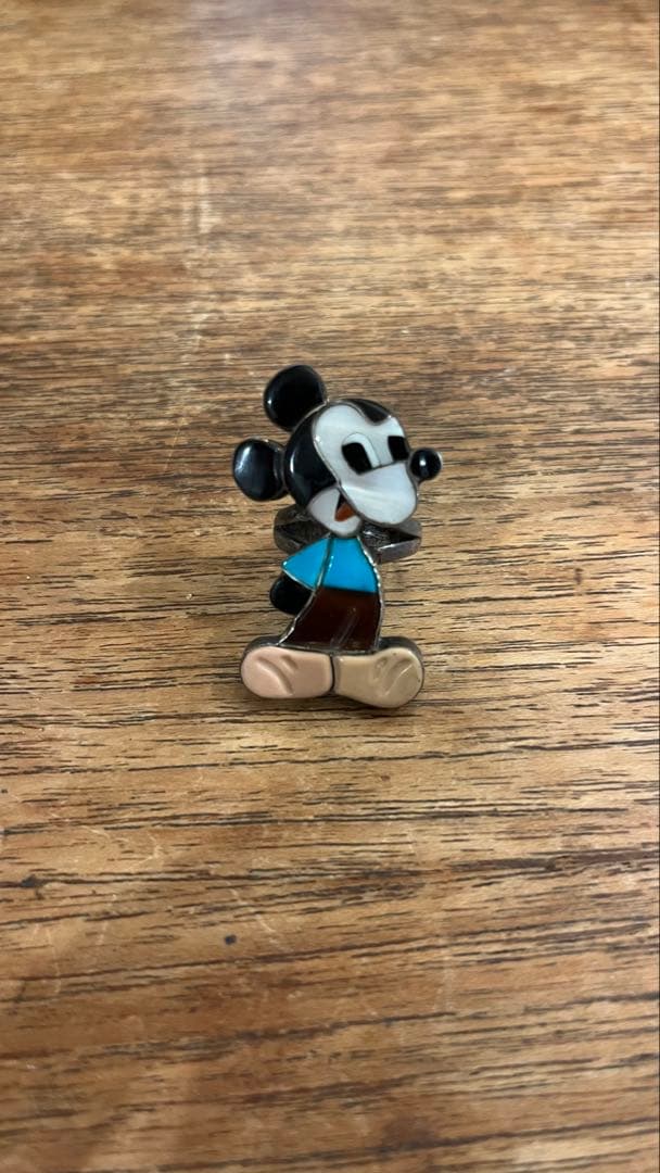 ズニ族 インディアンジュエリー リング ミッキーマウス ディズニー