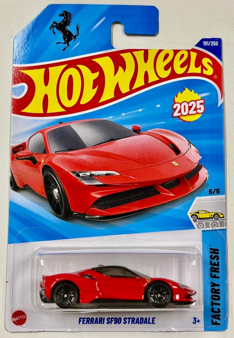 ホットウィール (5点) LAFERRARI、499P、F50、F40、SF90