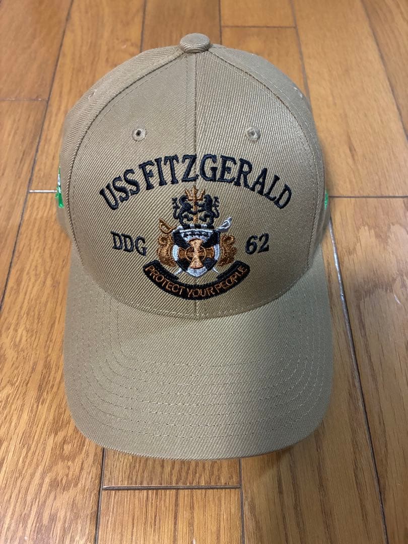 実物　新品　未使用USS FITZGERALD DDG 62 ussキャップ