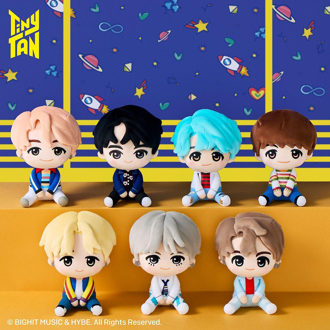 BTS 一番くじ TinyTAN DNA　ぬいぐるみ　セット当選品