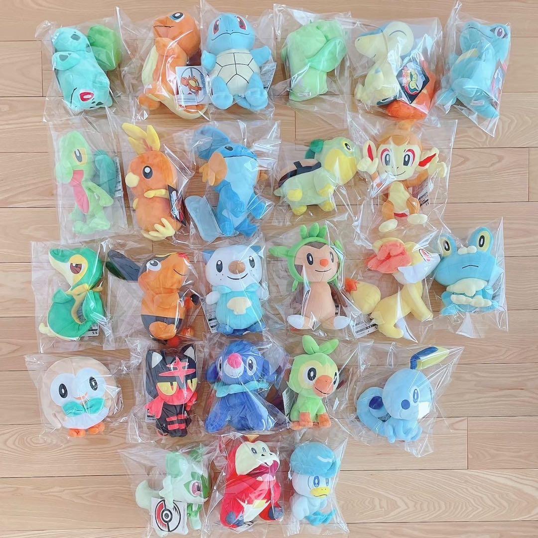 ポケモンセンター　オリジナル　御三家　ぬいぐるみ　セット