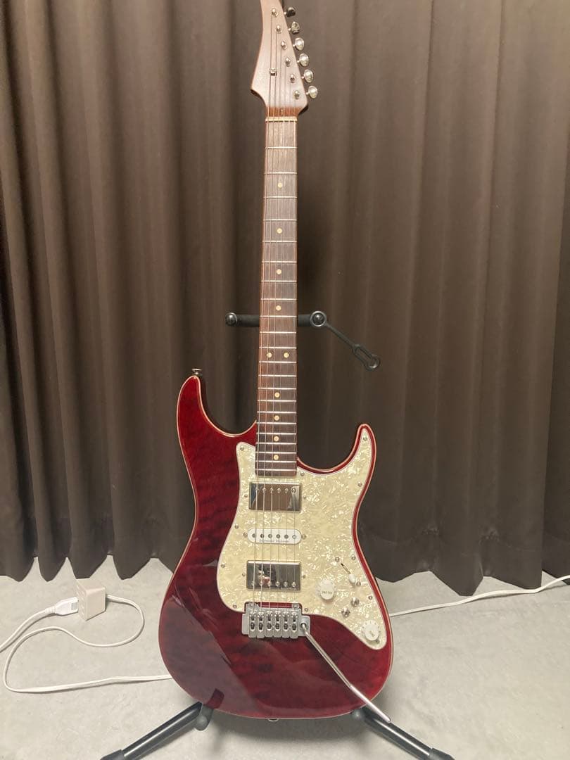 RY Guitar ディンキーストラト パーフェロー1Pネック キルトトップ