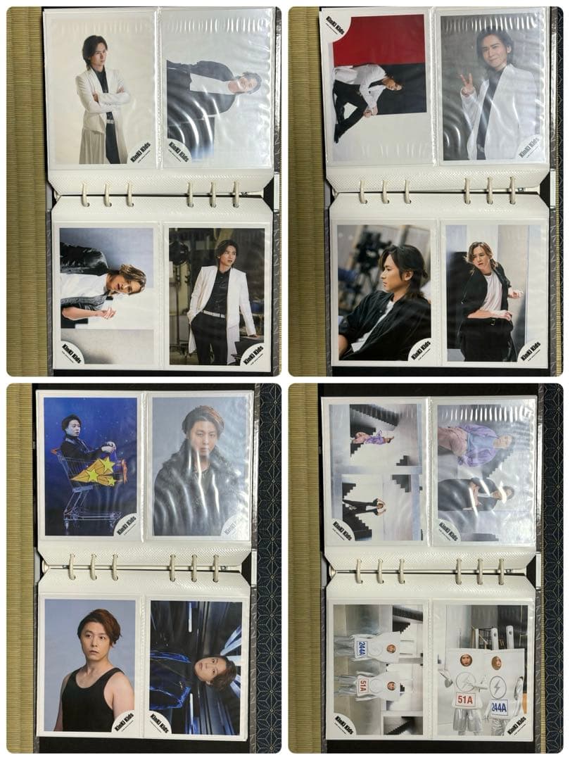 KinKiKids 堂本光一 堂本剛 ブロマイド 81枚 フォトアルバム 3点