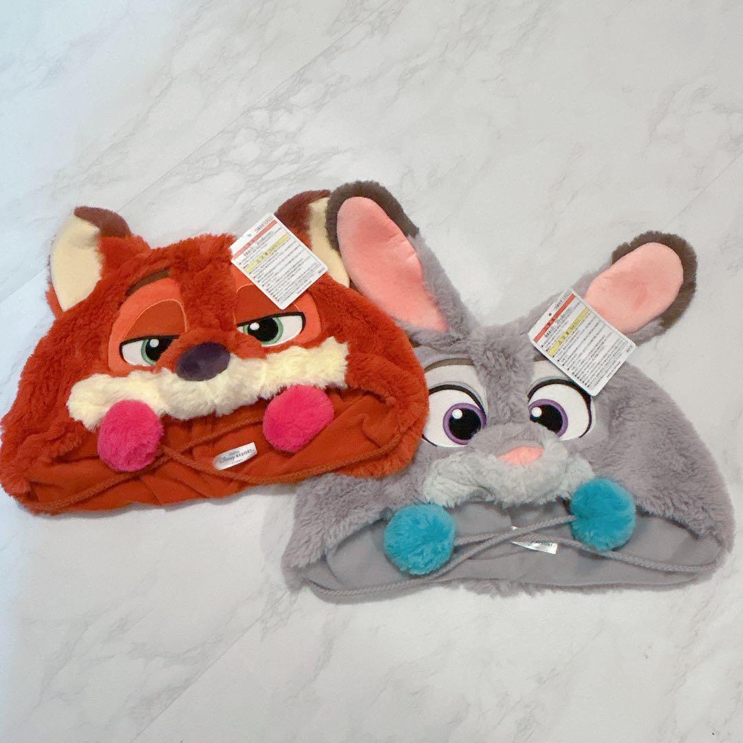 東京ディズニー　ズートピア　ファンキャップ　ジュディ ニック セット