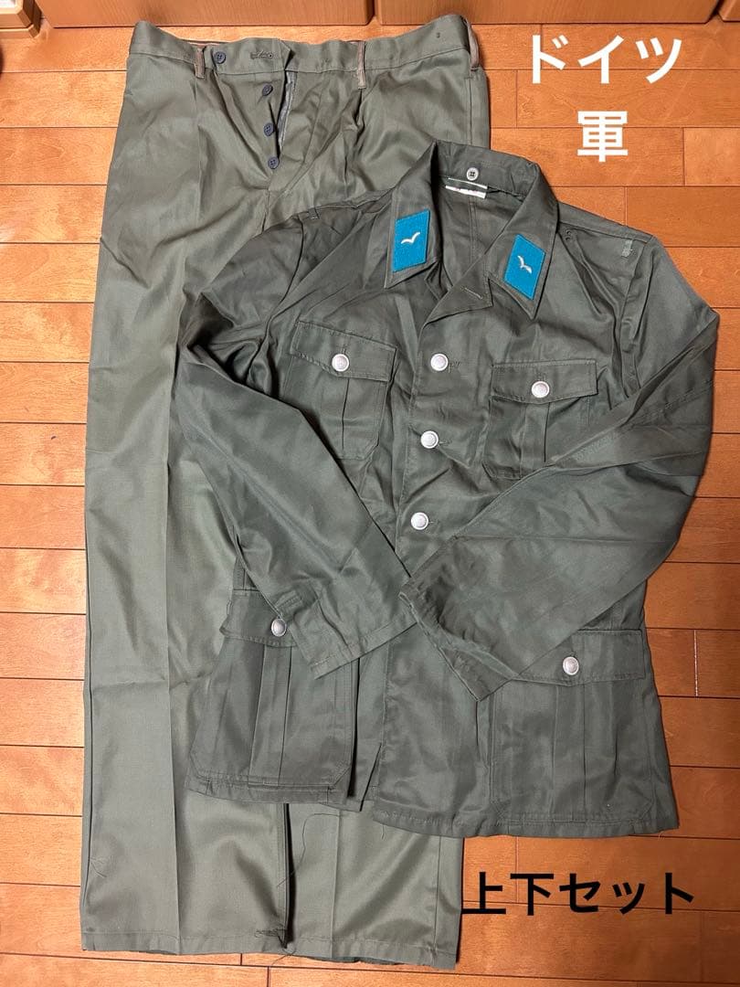 ドイツ軍　上下　実物ミリタリージャケット　パンツ　セット　サバゲー