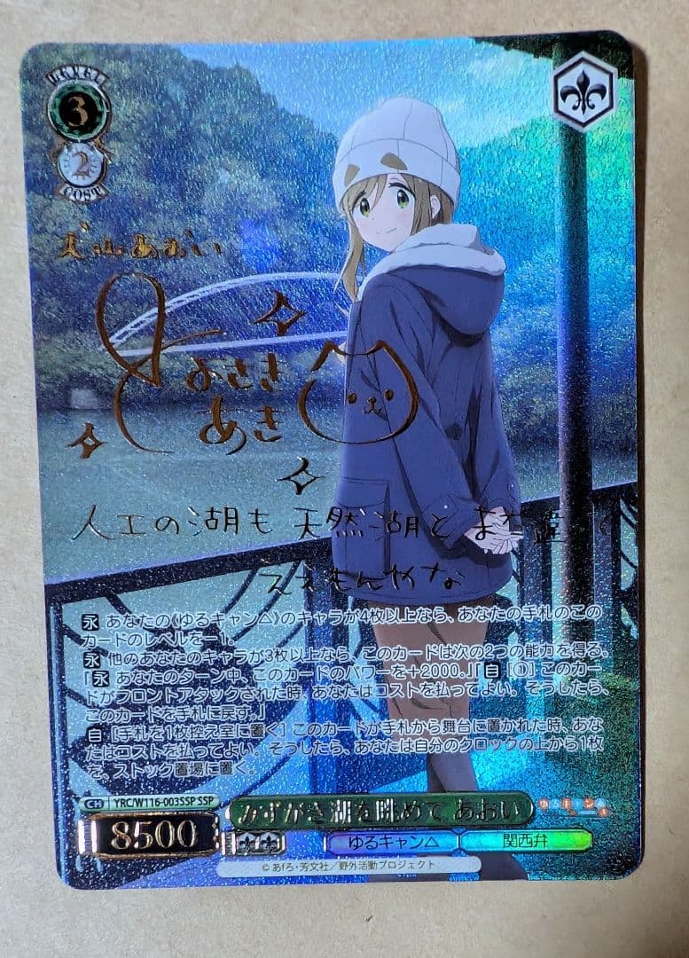 ヴァイス　みずがき湖を眺めて あおい　SSP　ゆるきゃん