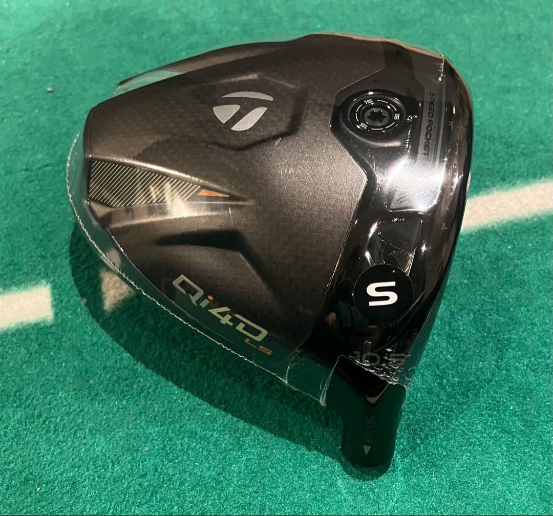 【新品】テーラーメイド Qi4D LS 10.5° ドライバーヘッド ヘッドカバ