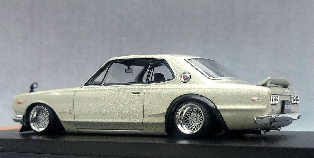 1/43　スカイライン改　ハコスカ2Dr　SSRメッシュ　アルミ製　深リム