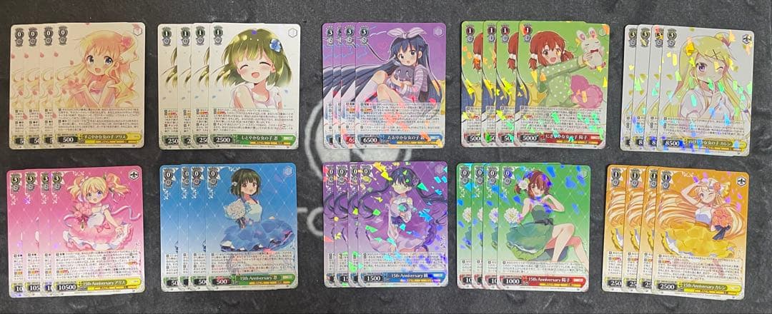 ヴァイスシュヴァルツ きんモザ15th RR以下4コン
