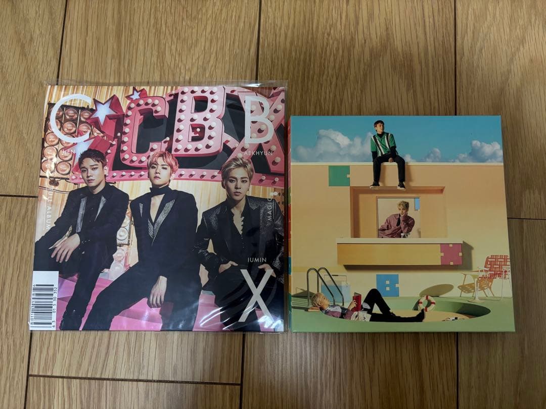 EXO チェン グッズ CD まとめ売り Chen ポスター　うちわ トレカ