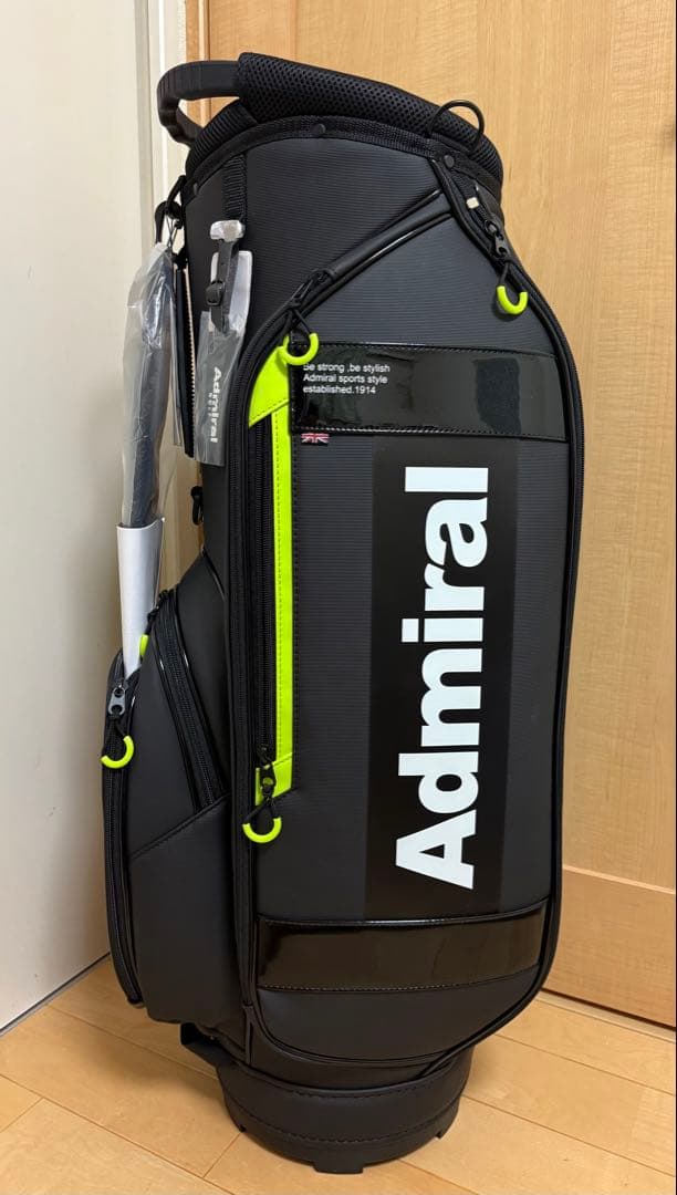 新品★アドミラル★キャディバッグ★ゴルフ★未使用★タグ付き★admiral★レア
