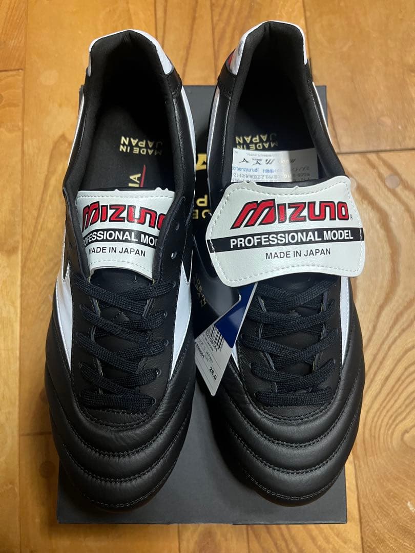 新品　旧品番　特価　ミズノ　モレリア 2 JAPAN 折り返しタン 26cm ①