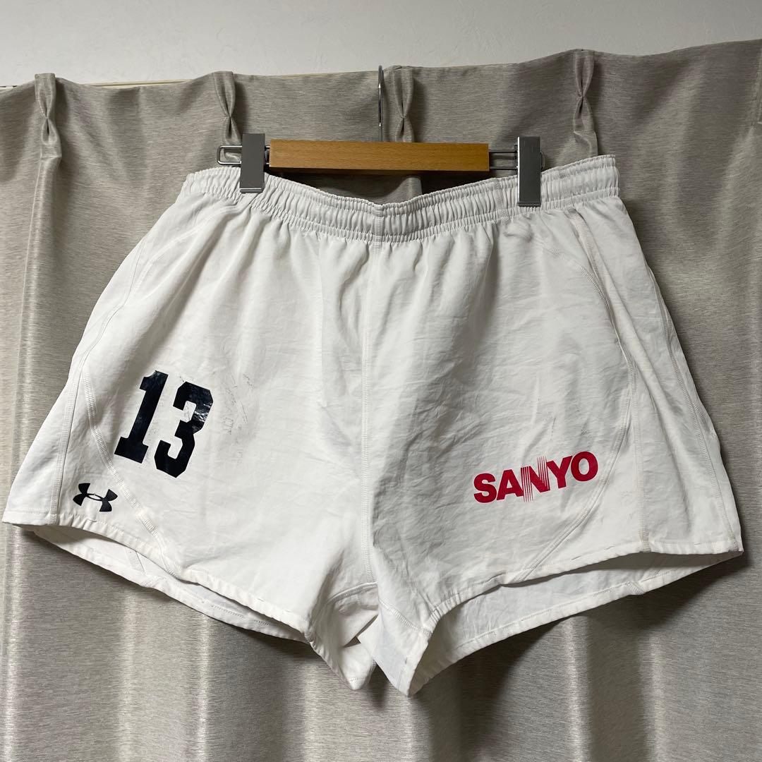 ラグビー 埼玉パナソニックワイルドナイツ パンツ 練習着 サンヨー