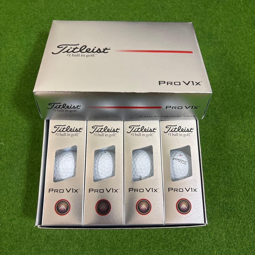 タイトリストPro V1x 2ダース　ゴルフボール