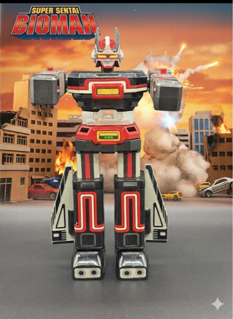 バンダイ BANDAI プラデラ 超電子バイオマン バイオロボ 戦隊モノ 当時物