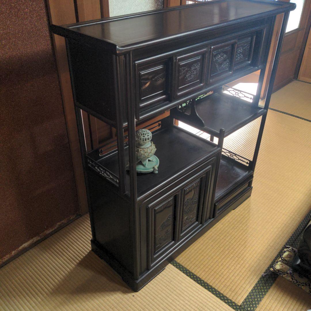 紫檀の茶箪笥