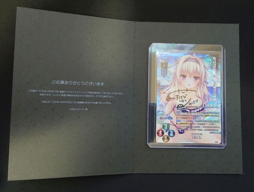 lycee 直筆 2点