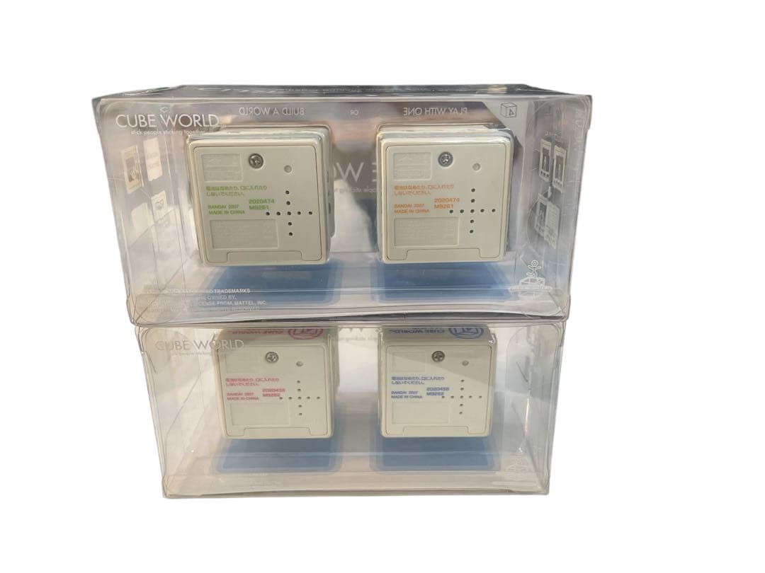 BANDAI CUBE WORLD 4個セット 未開封