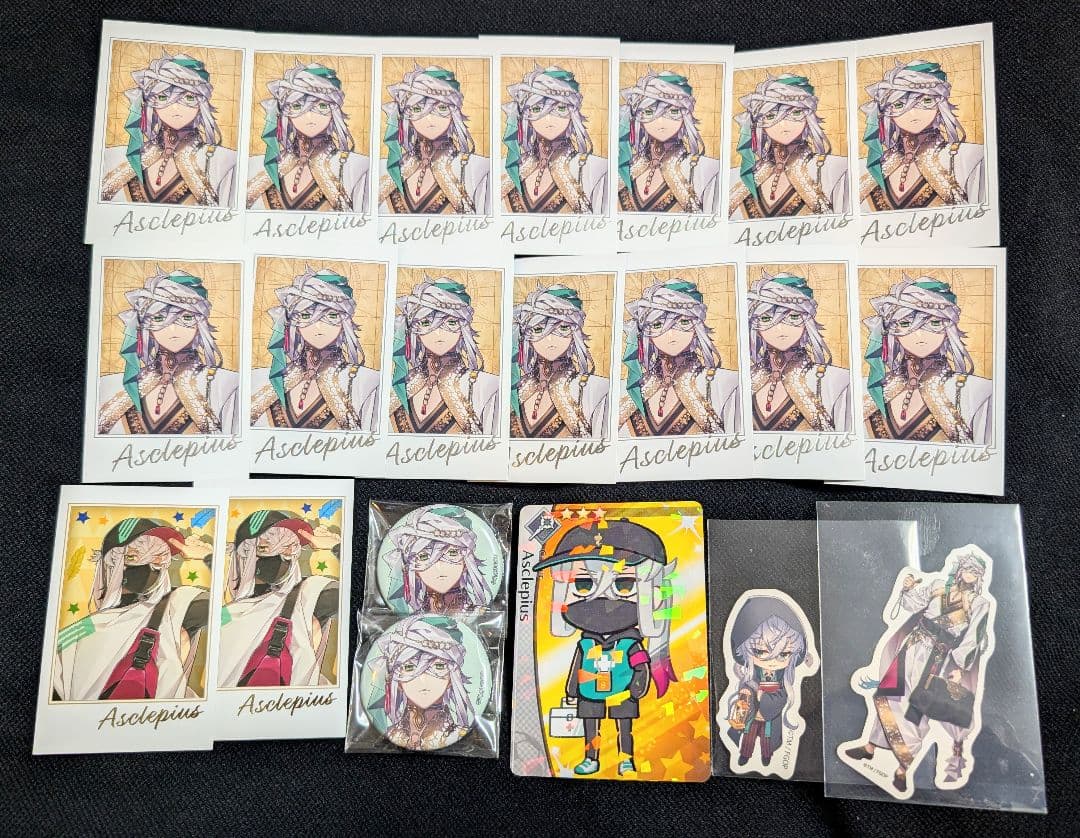 アスクレピオス ポートレイト 缶バッジ サッカーカード他 Fes2024 FGO