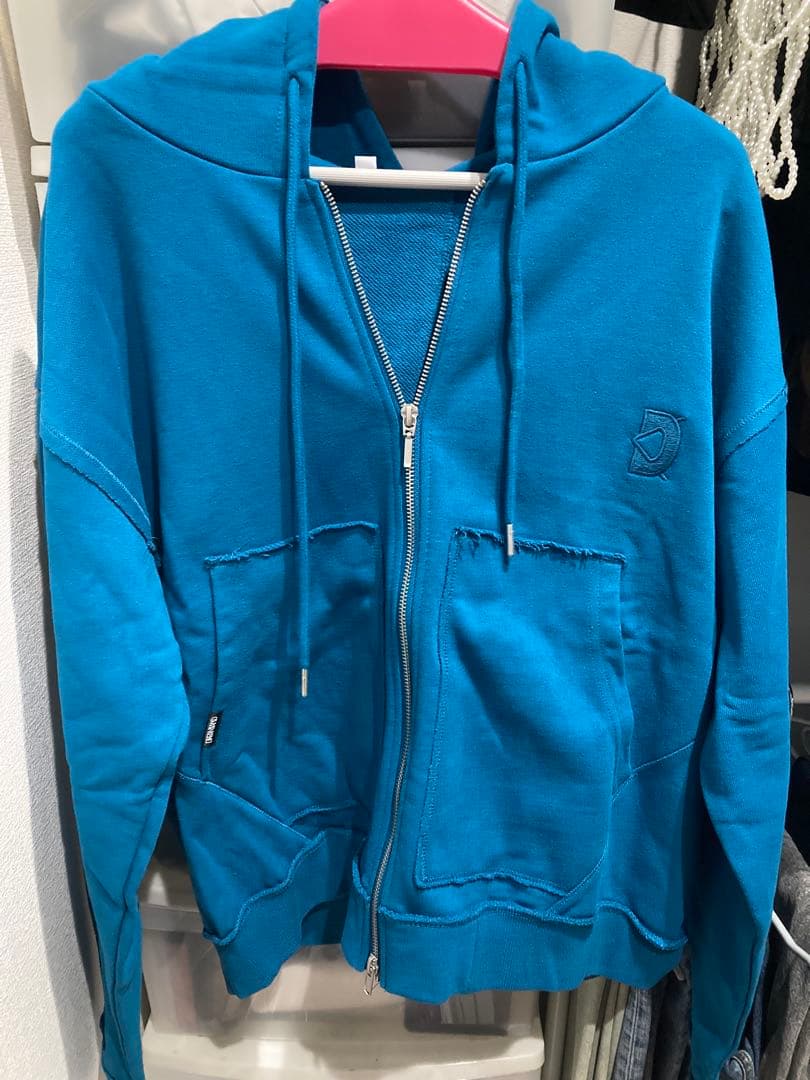 DREAMLAND LOGO Zipup Hoodieピーコックブルー　オーラル