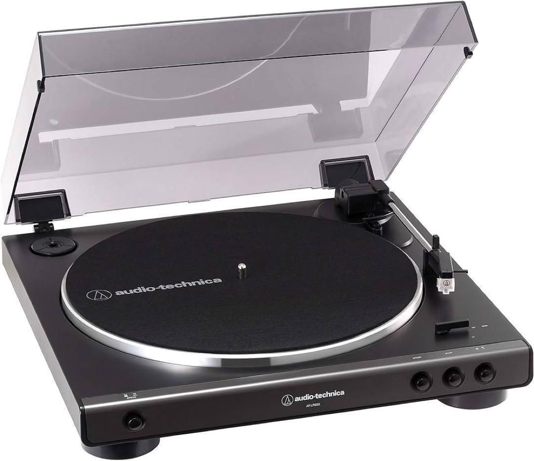オーディオテクニカ フルオート レコードプレーヤー 33/45回転対応 ブラック