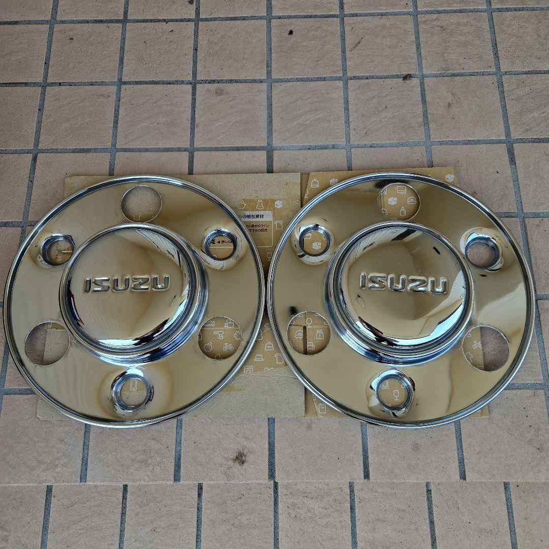 ISUZU ホイールカバー 2個セット アルミホイール ホイールキャップ