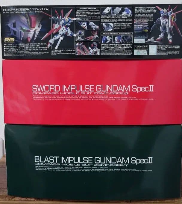 【タイムセール】ＲＧフォースインパルス ガンダム ３点セットガンプラ新色・未組立