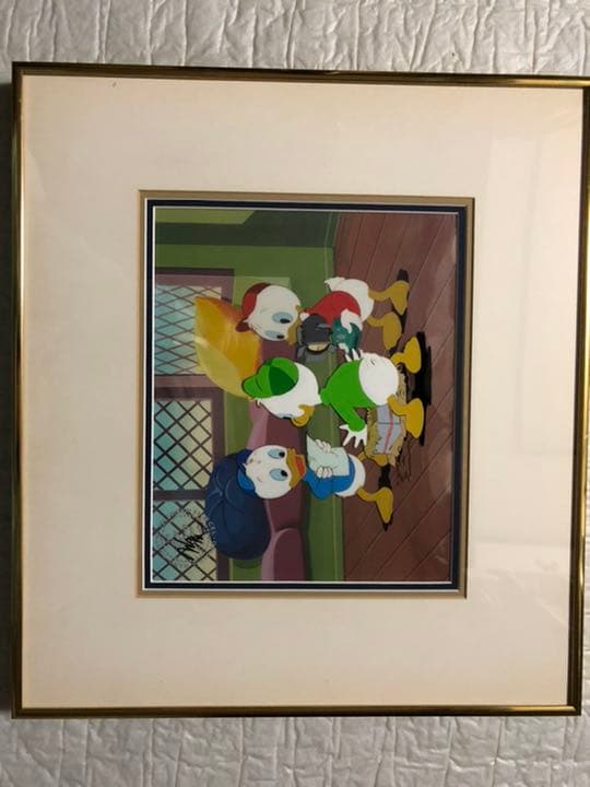 ディズニー　セル画　ダック.テイルのセル画