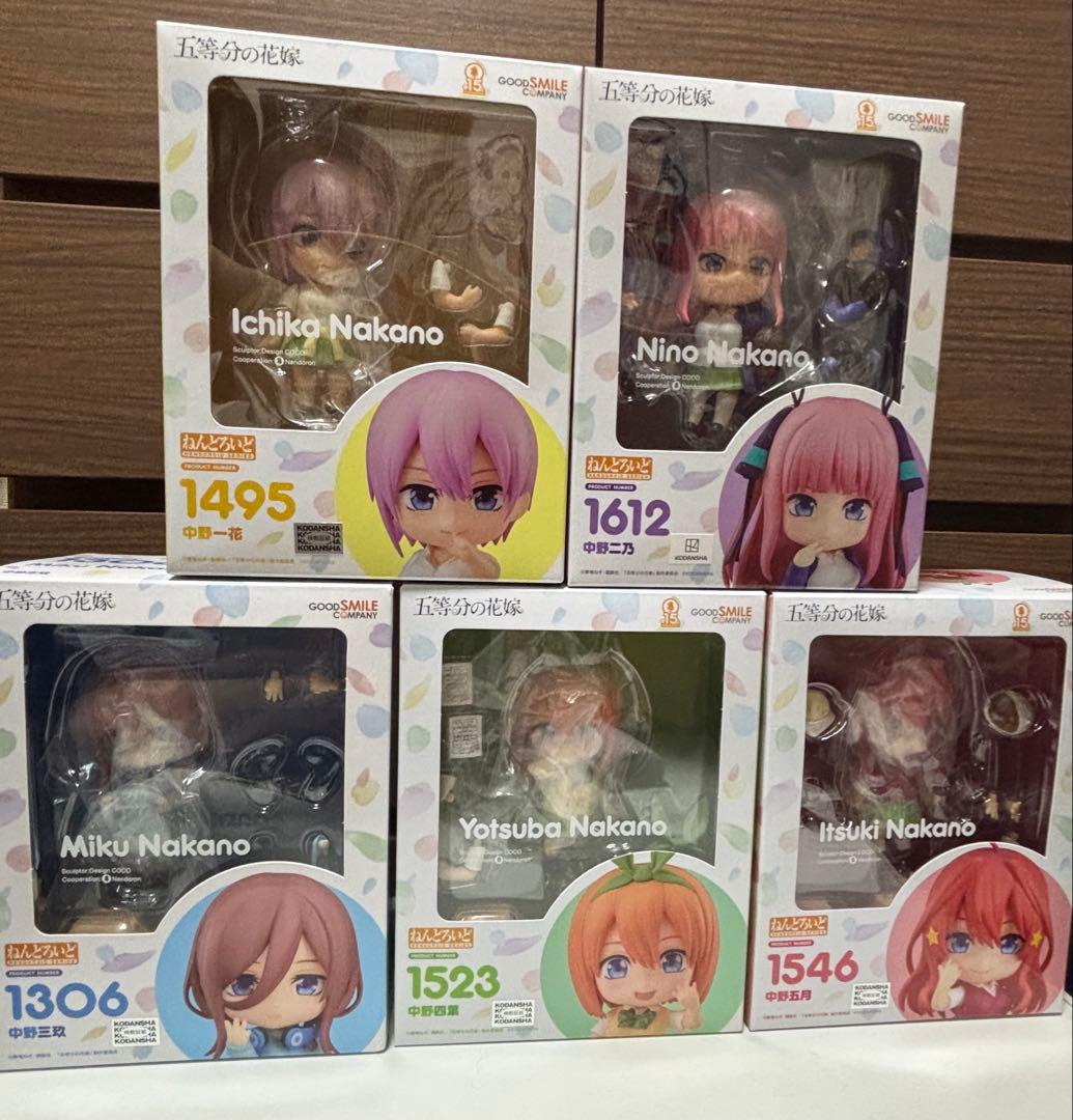 五等分の花嫁ねんどろいど　5体セット