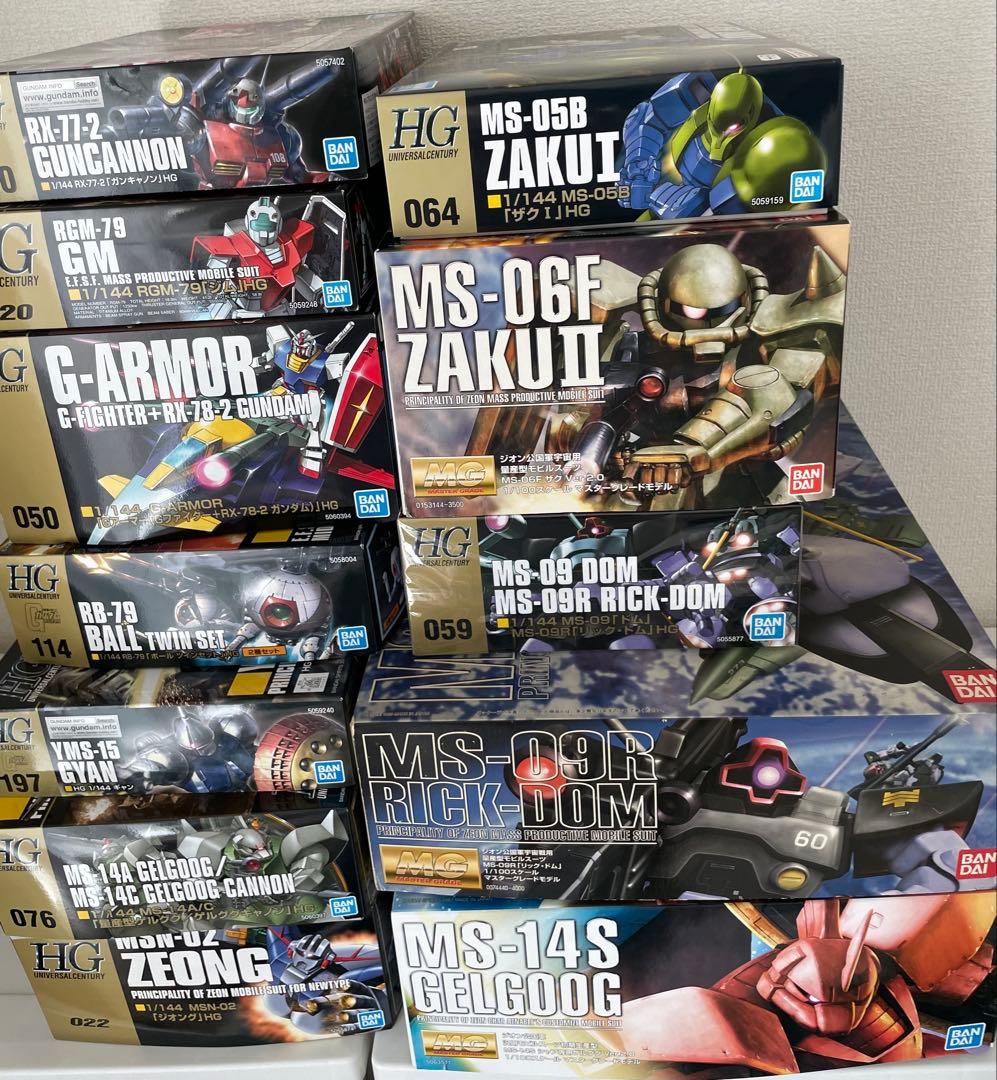 ガンプラ(機動戦士ガンダム12体セット)